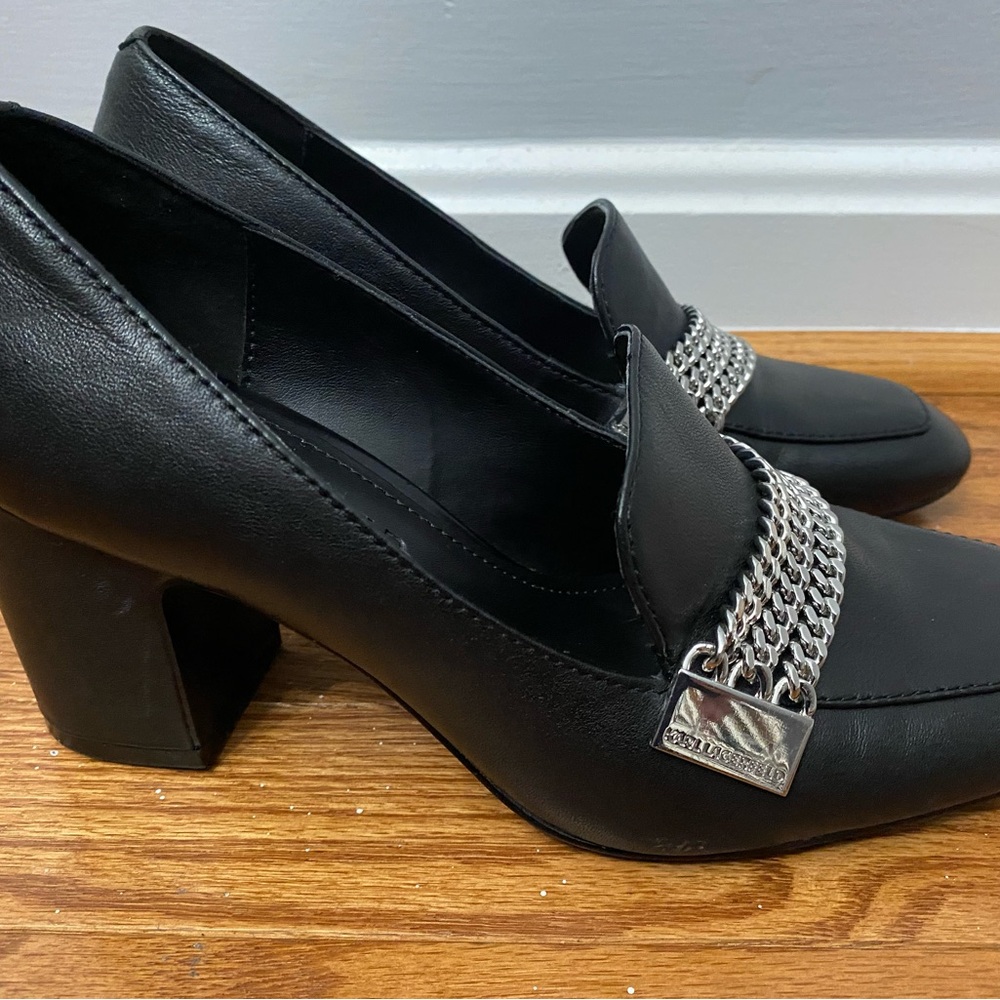 Karl Lagerfeld Paris Block-Heel Loafer Pumps Size6